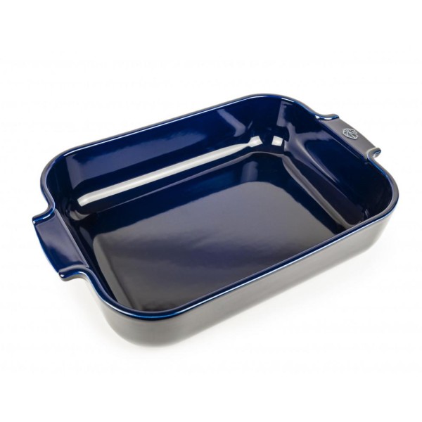 Plat à gratin rectangulaire bleu 32cm - Peugeot