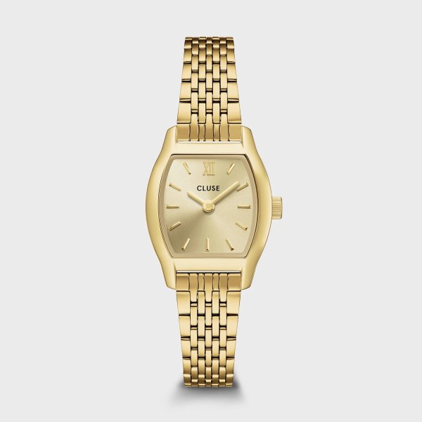 Montre CLUSE Tonnette Mini dorée cadran doré