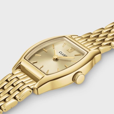 Montre CLUSE Tonnette Mini dorée cadran doré