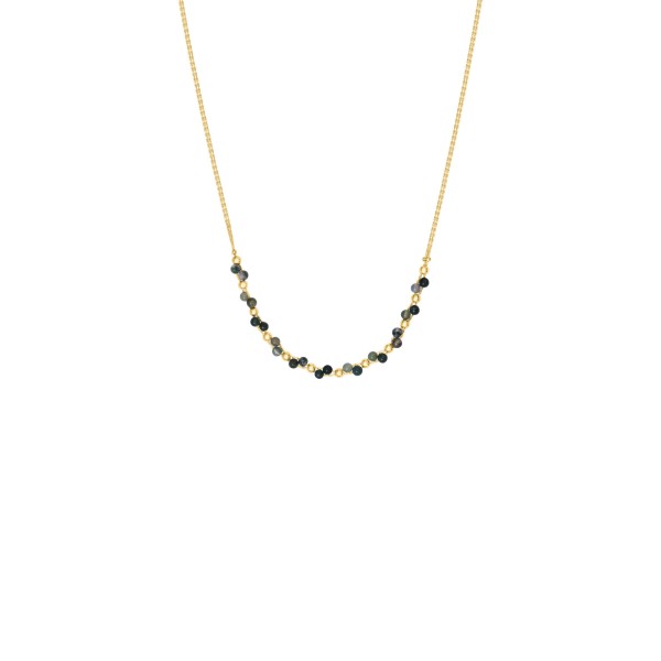 Collier N°3 en agate verte