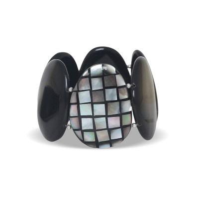 Bracelet Rivoli NATURE Bijoux en nacre noire