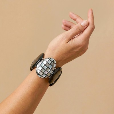 Bracelet Rivoli NATURE Bijoux en nacre noire
