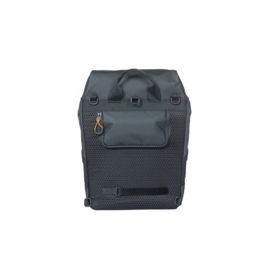 BASIL MILES TARPAULIN - 17 Litres Noir/Orange