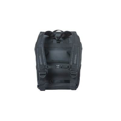 BASIL MILES TARPAULIN - 17 Litres Noir/Orange