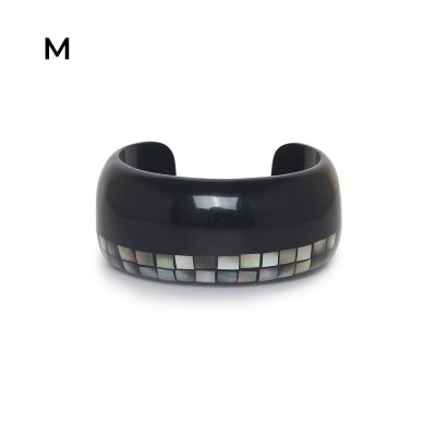 Jonc Rivoli NATURE Bijoux en nacre noire