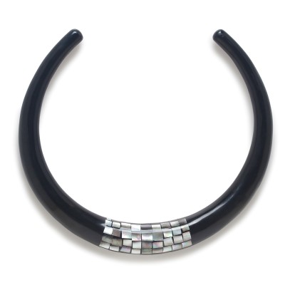 Collier Rivoli NATURE Bijoux en nacre noire