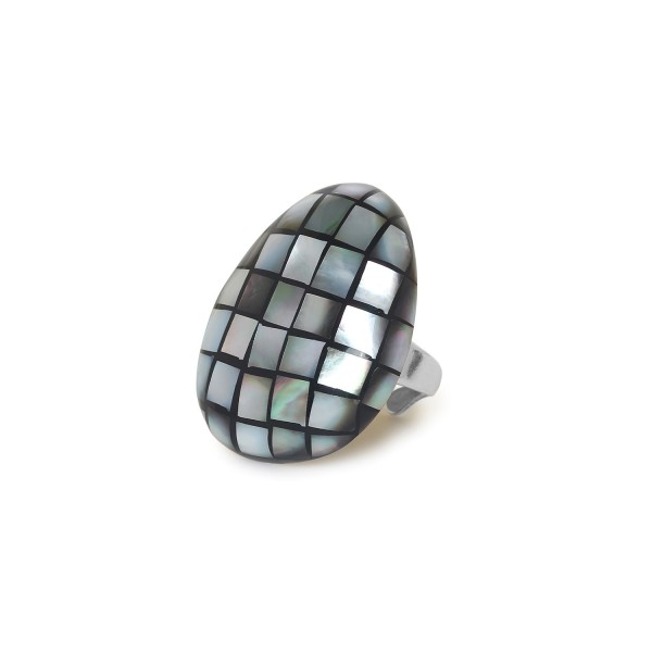 Bague Rivoli NATURE Bijoux en nacre noire