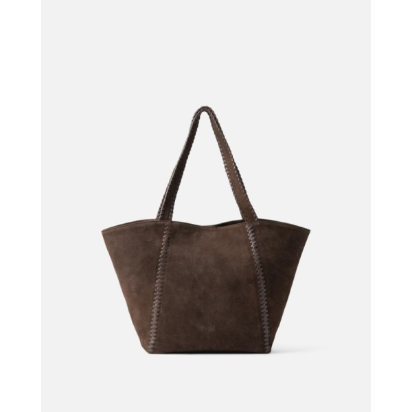 Sac BIBA Narrows cabas en daim marron
