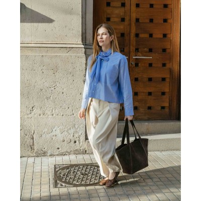 Sac BIBA Narrows cabas en daim marron