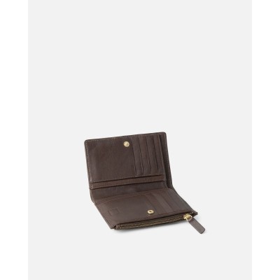 Portefeuille BIBA Narrows en daim marron