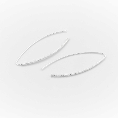 Boucles d’oreilles Canyon France en argent texturé