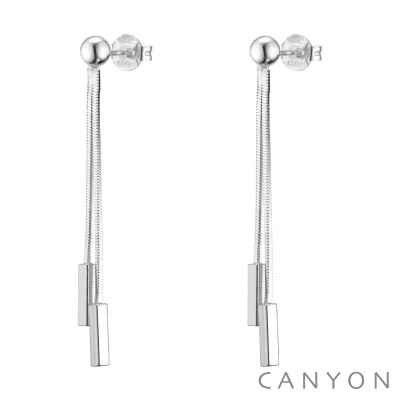 Boucles d’oreilles Canyon France pendantes en argent