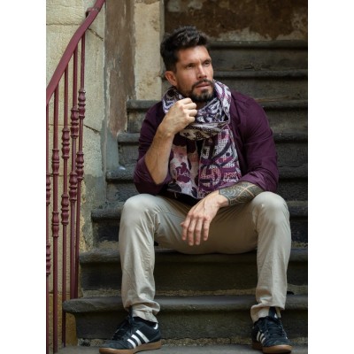 LETOL Gisèle Aubergine en coton bio