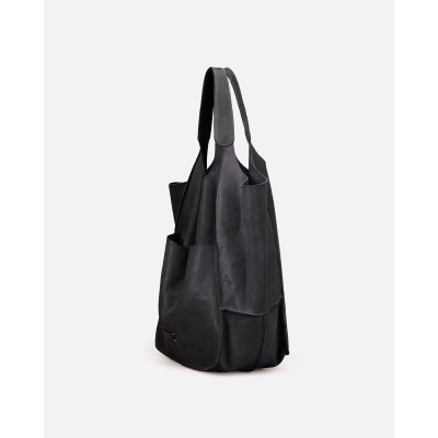 Sac BIBA Homer noir en cuir de vachette
