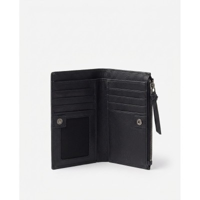 Portefeuille BIBA Valley Winter noir en cuir souple