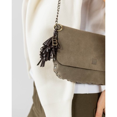 Porte-clés BIBA Connecticut marron en cuir