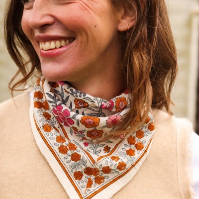 Foulard SO FAMILY Delhi Small azur