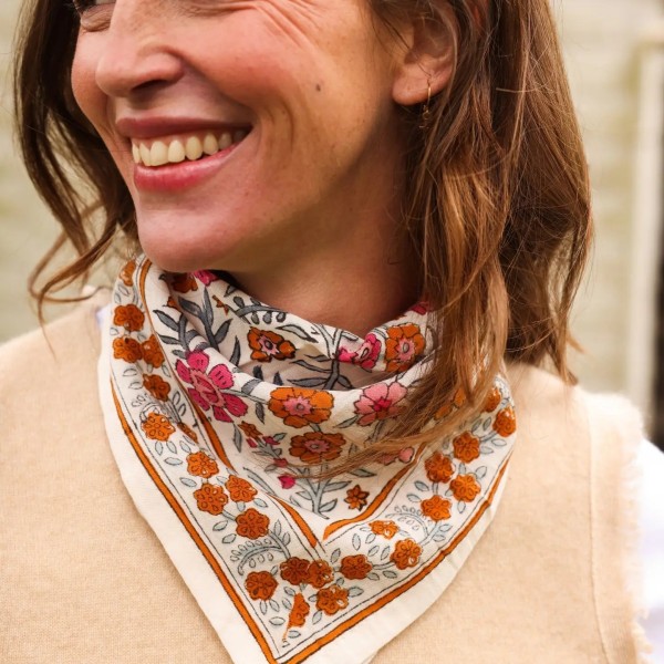 Foulard SO FAMILY Delhi Small azur