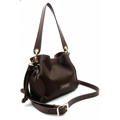 Sac CARAMELO Priscillia marron en cuir