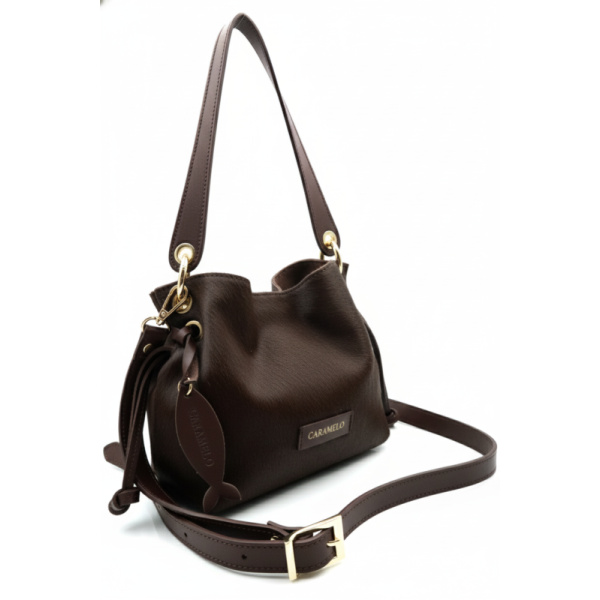 Sac CARAMELO Priscillia marron en cuir
