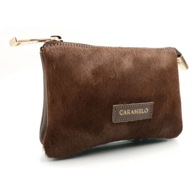 Porte-monnaie CARAMELO Priscillia camel en cuir