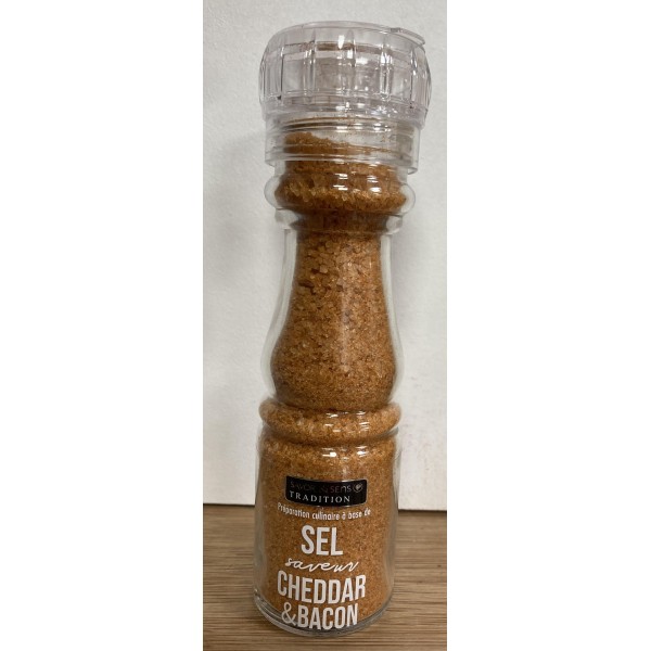 Moulin à Sel Cheddar et Bacon Savor et Sens 150g