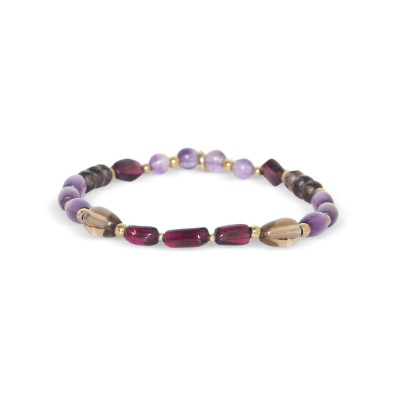 Bracelet Belle de Nuit Nature Bijoux extensible en pierres naturelles