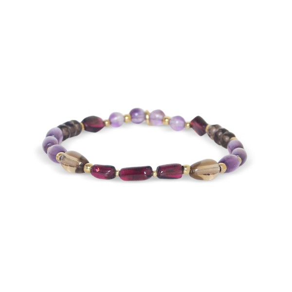 Bracelet Belle de Nuit Nature Bijoux extensible en pierres naturelles