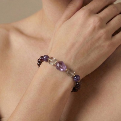 Bracelet Belle de Nuit Nature Bijoux extensible en pierres naturelles