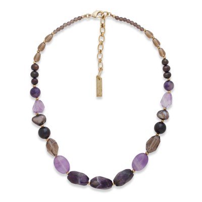 Collier Belle de Nuit Nature Bijoux en améthyste