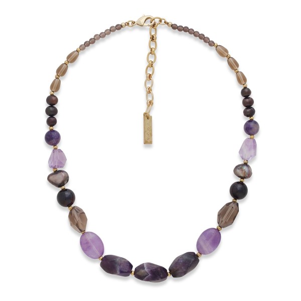 Collier Belle de Nuit Nature Bijoux en améthyste
