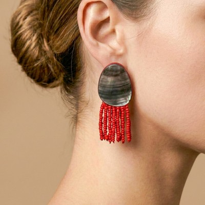Boucles d'oreilles NATURE Bijoux clips Sumida
