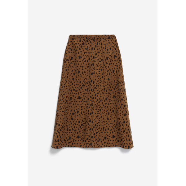 ARMEDANGELS - Jupe Wolaaria Leopaa - Dark camel