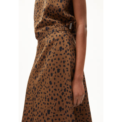 ARMEDANGELS - Jupe Wolaaria Leopaa - Dark camel ARMEDANGELS - Jupe Wolaaria Leopaa - Dark camel
