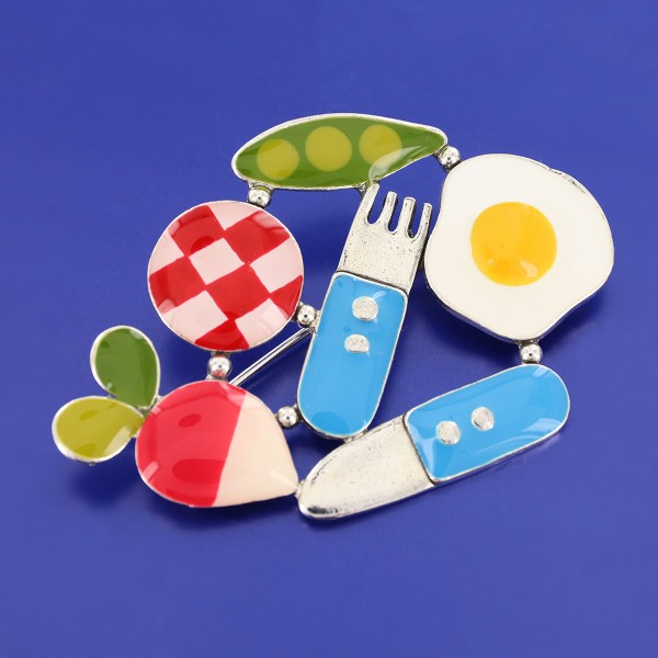 TARATATA bijoux Broche Dinette.