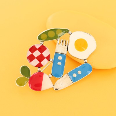 TARATATA bijoux Broche Dinette.