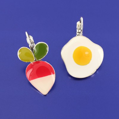 TARATATA bijoux Boucles d’oreilles Dormeuses Dinette. TARATATA bijoux Boucles d’oreilles Dormeuses Dinette.