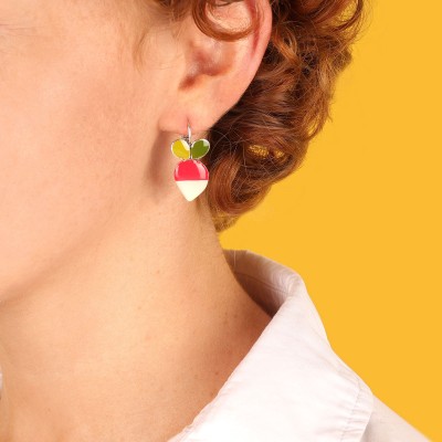 TARATATA bijoux Boucles d’oreilles Dormeuses Dinette. TARATATA bijoux Boucles d’oreilles Dormeuses Dinette.
