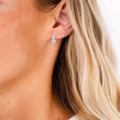 DORIANE Boucles d’oreilles Puces.