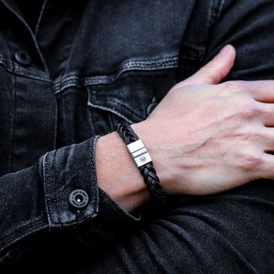 REBEL&ROSE Bracelet Full Metal Braided.