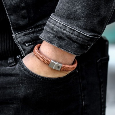 REBEL&ROSE Bracelet Full Metal Herringbone.