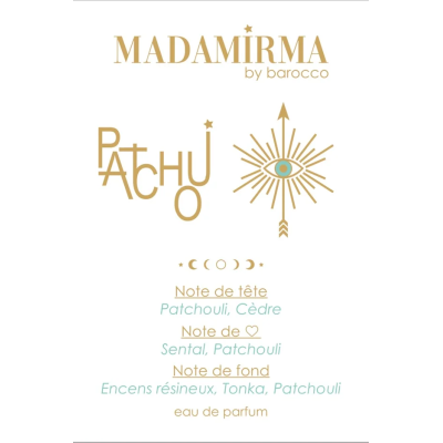 MADAMIRMA Eau de parfum 100ml Patchou. MADAMIRMA Eau de parfum 100ml Patchou.