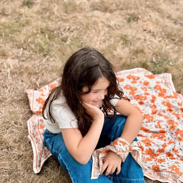 SO FAMILY Foulard Agra Corail Small.