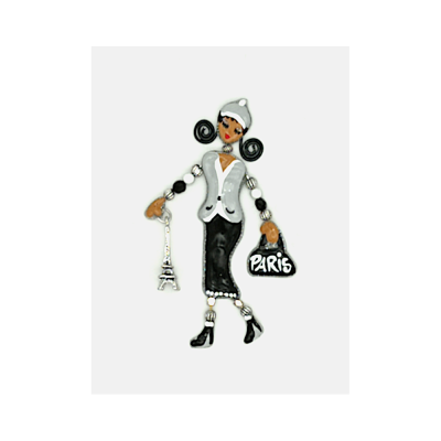 QUAND LES POULES AURONT DES GANTS Broche Francine.