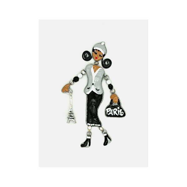 QUAND LES POULES AURONT DES GANTS Broche Francine.