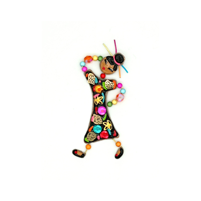 QUAND LES POULES AURONT DES GANTS Broche Mitsouko.