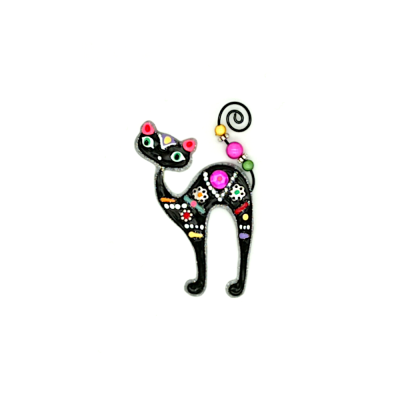 QUAND LES POULES AURONT DES GANTS Broche Nikita.