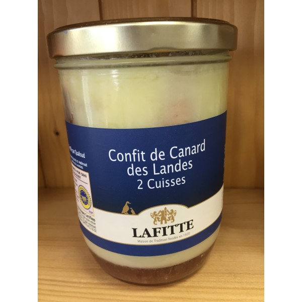 Confit de Canard 2 Cuisses 730g - Maison Lafitte