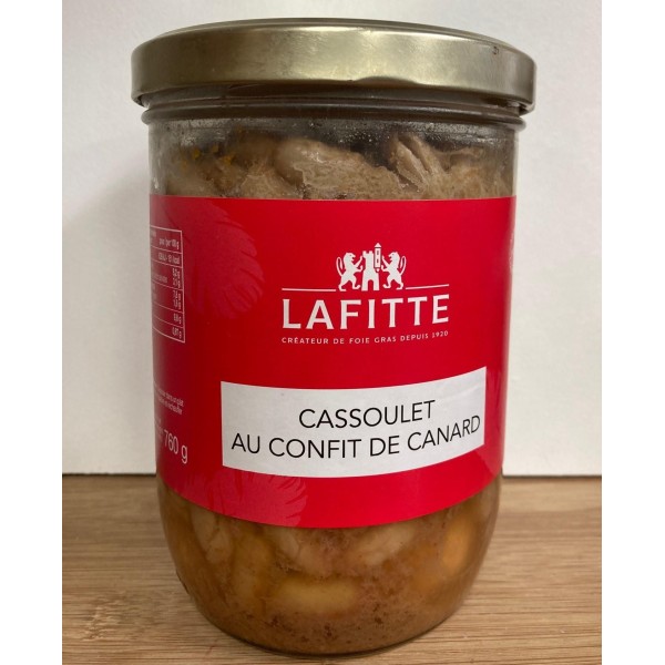 Cassoulet au Confit de Canard 760g pour 2 pers. - Maison Lafitte
