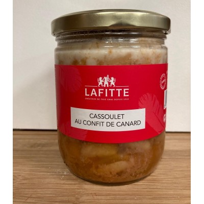 Cassoulet au Confit de Canard 410g pour  1 pers. - Maison Lafitte
